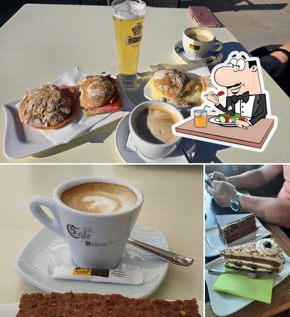 Questa è la foto che mostra la cibo e bevanda di Café Andrea