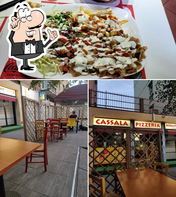 Questa è la foto che raffigura la interni e cibo di Cassala Turkish Kebap - Pizza - Grill