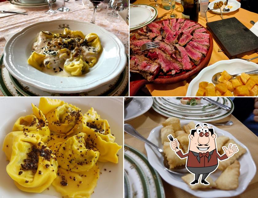 Platti al Vecchia Trattoria Romani