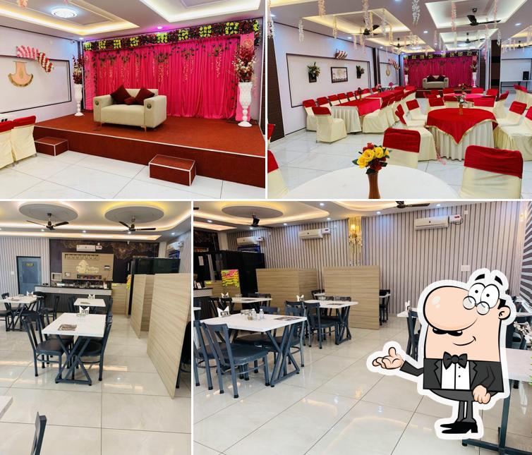 The interior of Veg Fusion Best Family Restaurant Best Banquet Hall Best Restaurant in Phagwara
