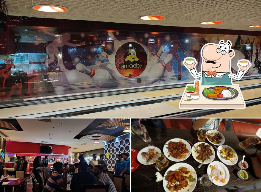 Food at Amoeba Sports Bar