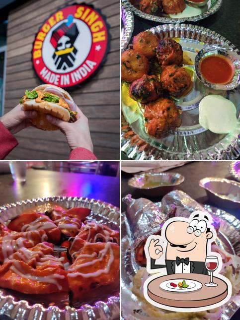 Food at Burger Singh