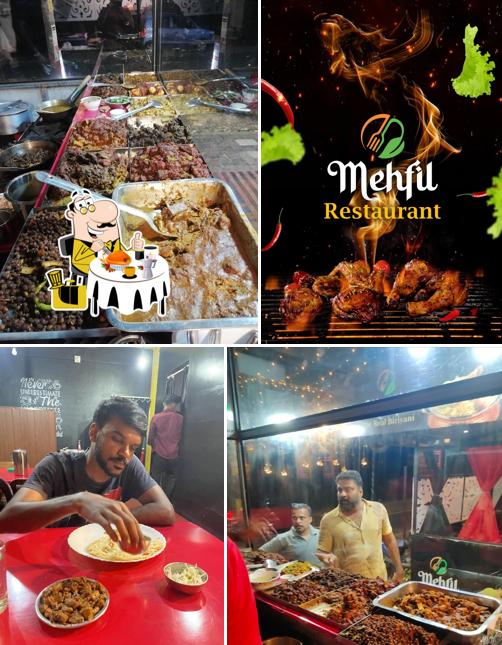 Food at Mehfil Family Restaurant