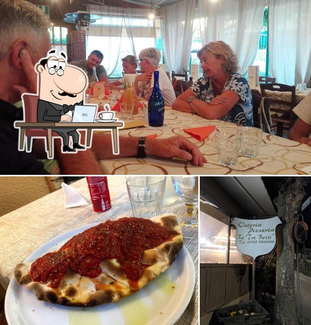 Gli interni di Osteria Pizzeria Le Tre Botti
