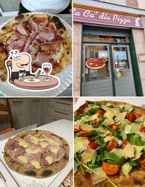 Platti al La Cà dla Pizza