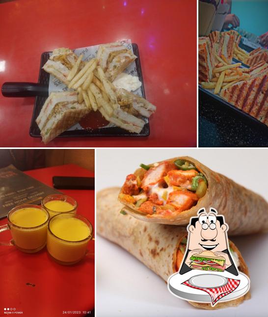 Club sandwich at Eat N Drink