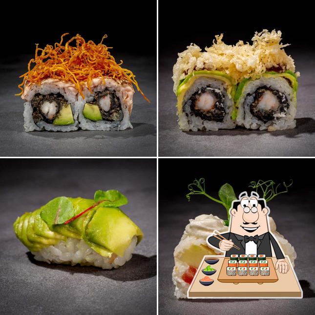 Prenditi le diverse opzioni di sushi