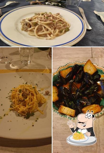 Spaghetti alla carbonara al Ristorante Da Lollo