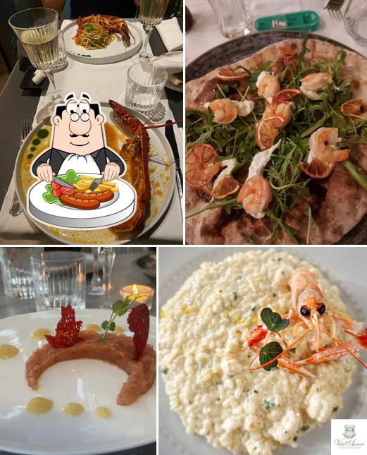 Cibo al Ristorante Villa degli Aranci