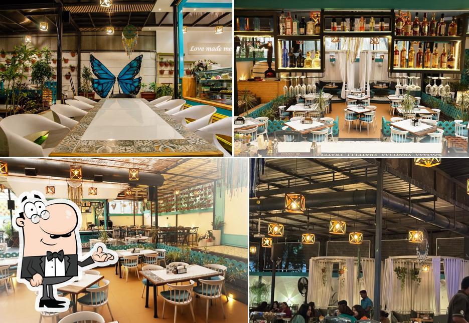 The interior of Tales & Spirits Bistro