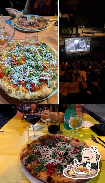 A Il Gufo, puoi provare una bella pizza