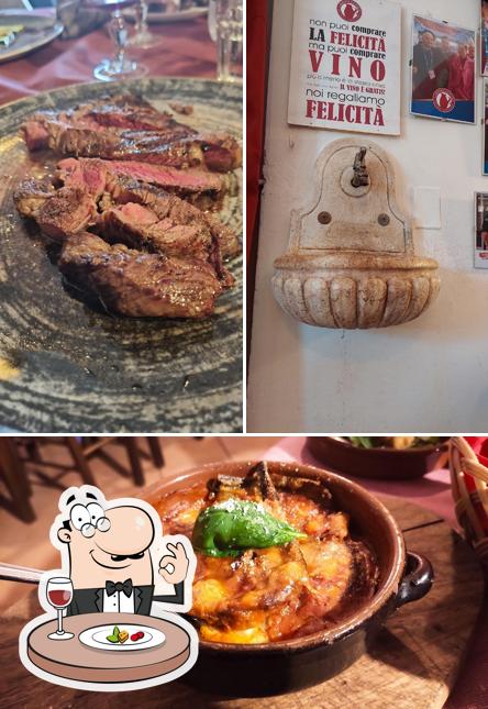 Cibo al La brocca di Tizio