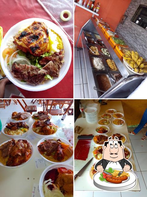 Comida em Churrascaria Novais