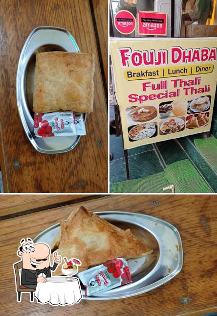 Fouji Dhaba offers a selection of sweet dishes