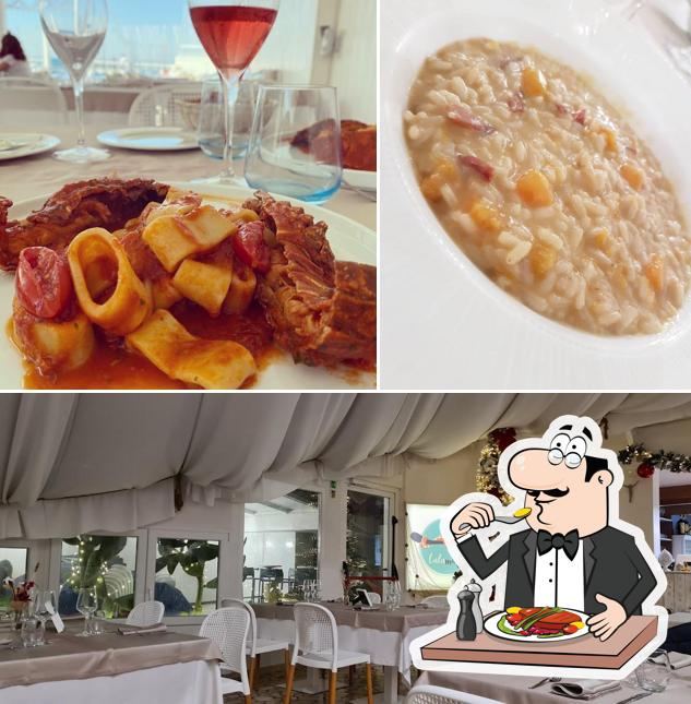 Calamarè si caratterizza per la cibo e interni