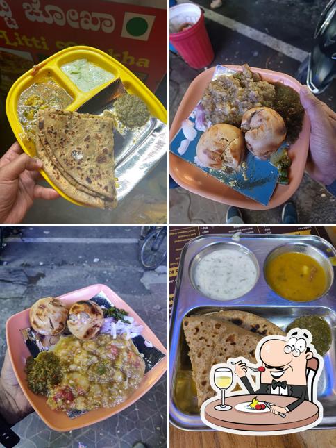 Food at Mansi Paratha & Litti Chokha