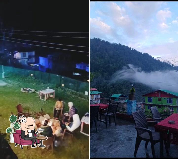 The interior of Shiva Mountain Cafe