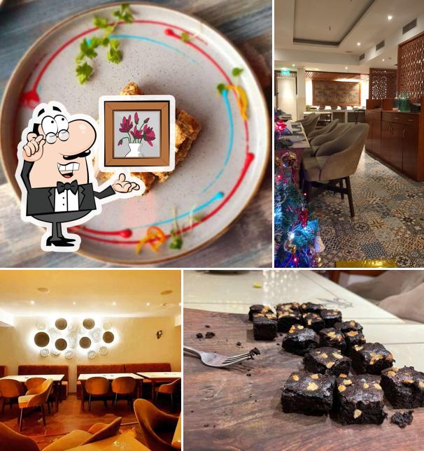 Take a seat at one of the tables at The Ghazal