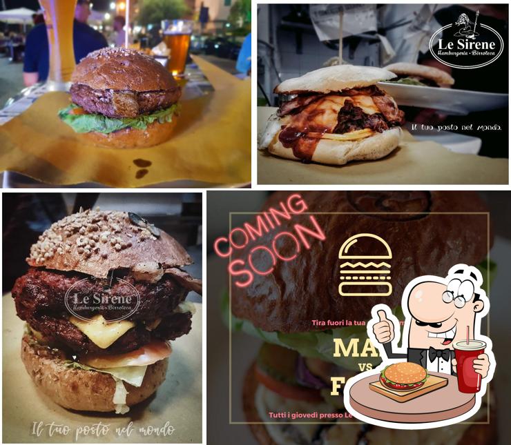 Ordina un hamburger a Le Sirene Cafè