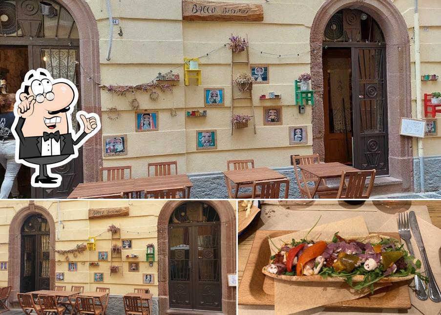 Gli interni di Bacco Bistrot