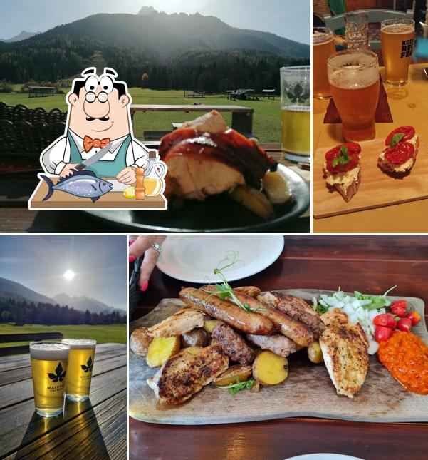 Salmone grigliato al Gostilna Ponca