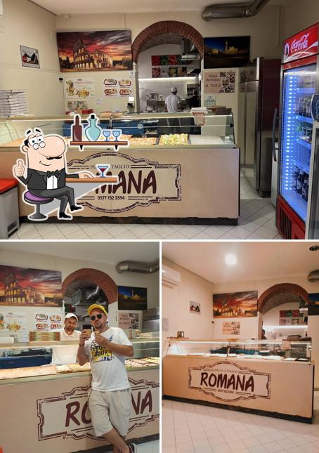 Gli interni di Pizza e Pinsa alla Romana