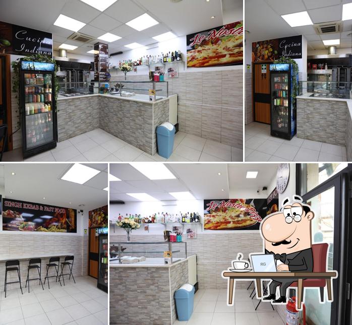 Dai un'occhiata agli interni di Singh's Kebab & Fast Food Shop