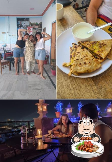 The restaurant's food and beverage