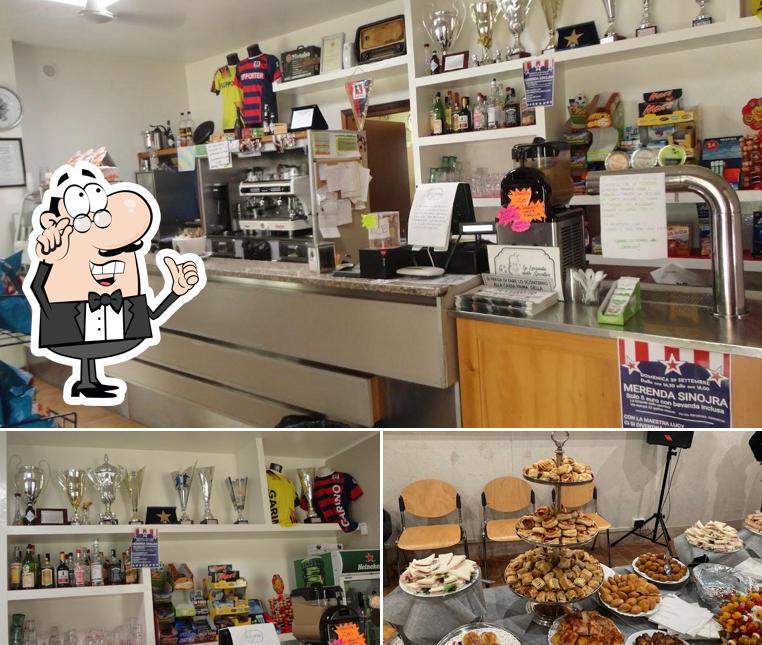 Guarda la foto che presenta la interni e cibo di Ristorante Pizzeria La Locanda dello Sportivo