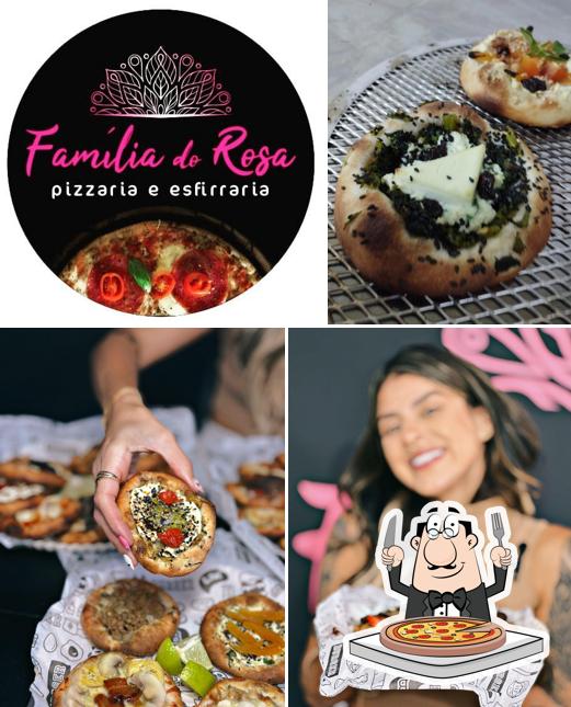Peça diversos variedades de pizza