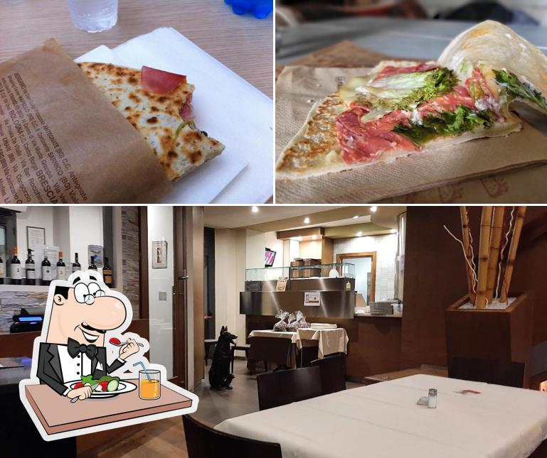 Tra le diverse cose da La Piadineria si possono trovare la cibo e interni
