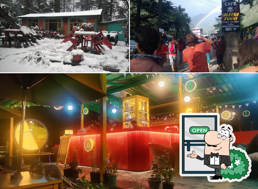 Check out the picture displaying exterior and interior at MoonDance Kasol Cafe & Bar