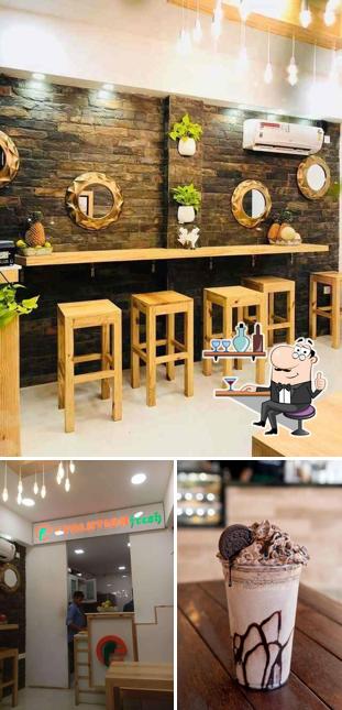 The interior of Evolution Fresh