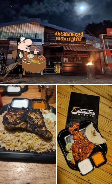 Take a look at the photo depicting food and exterior at Kadamakudy Nights
