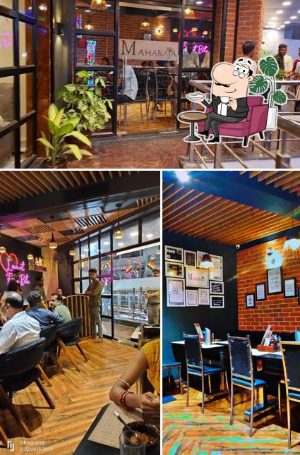 The interior of Maharaja Food