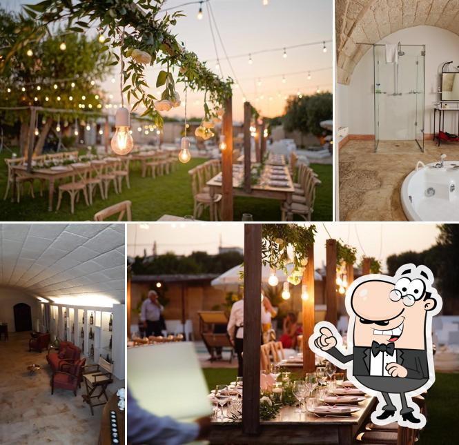 Gli interni di Masseria Ancella