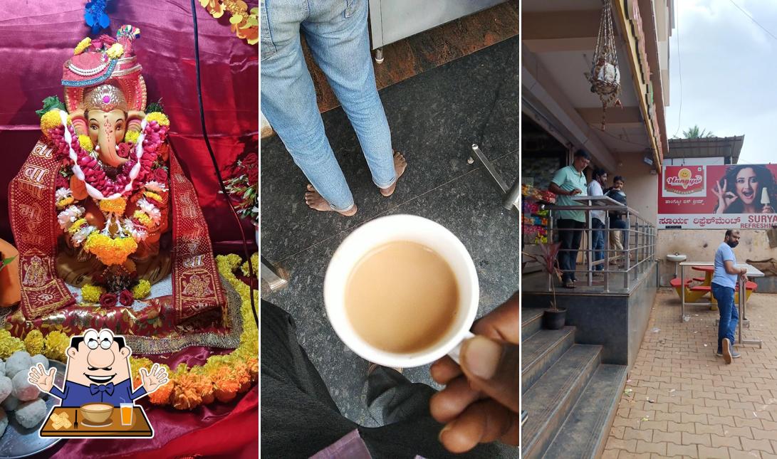 Food at Surya Refreshment