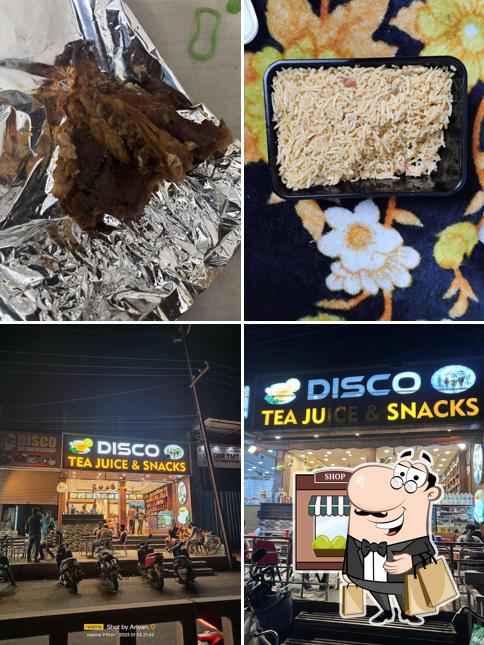 The picture of exterior and food at Disco Tea Juice and Snack