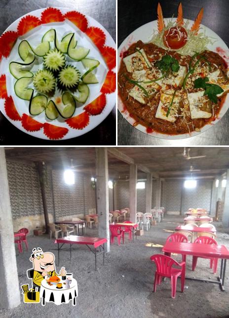 Among various things one can find food and interior at Hotel Manaroth Kundan Complex