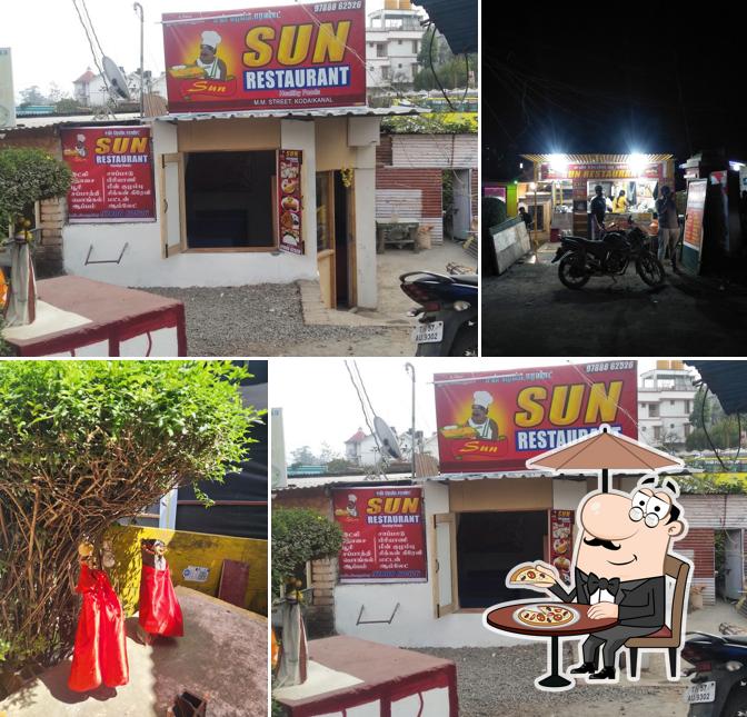 The exterior of Sun Restaurant