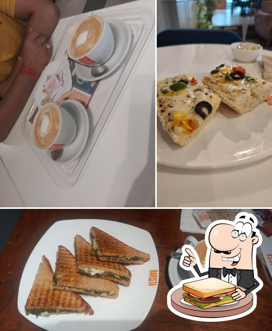 Grilled cheese sandwich at BARISTA