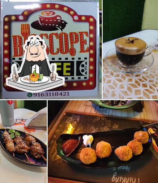 Food at Bioscope Cafe