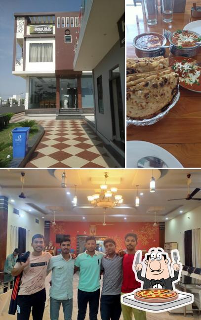 Order pizza at Capital O 82568 Hotel M K