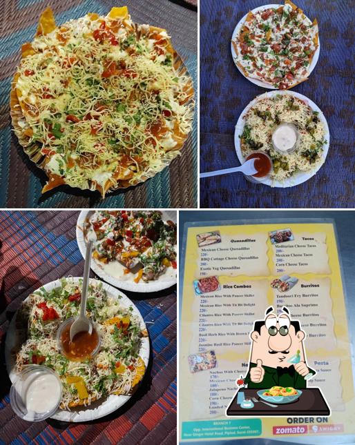 Food at Mexican Spicy Salsa