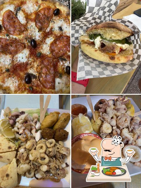 Calamari fritti al Sosta e gusta pucceria rosticceria friggitoria