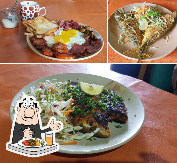 Food at Bistro Sun & Sea Beach Shack Cafe