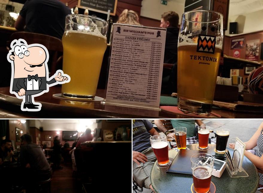 Dai un'occhiata agli interni di Sir William's pub