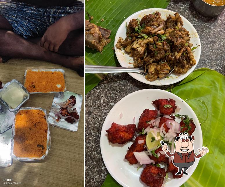 Food at Thalapakkattu Biriyani