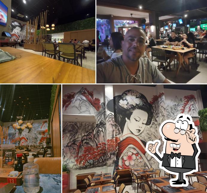 O interior do New Hakata