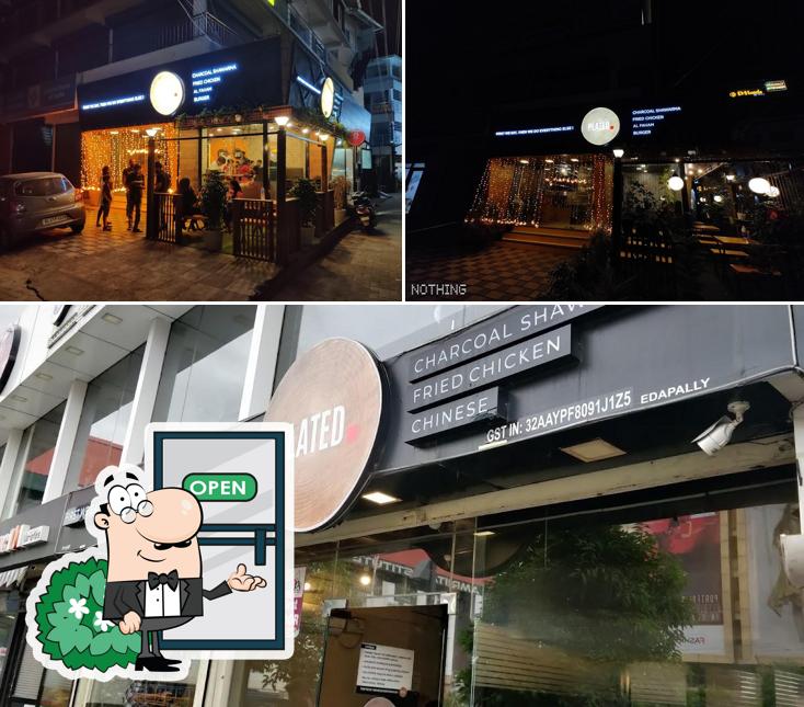 Check out how Plated Restaurant looks outside